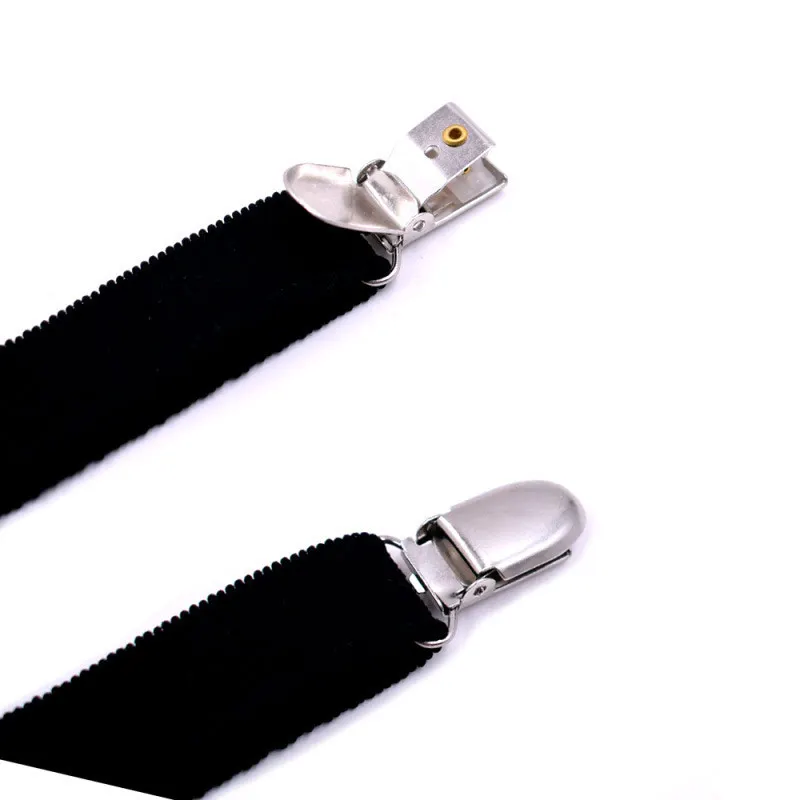 Liguero con tirantes para hombre, soporte elástico en forma de Y, ajustable, con abrazadera de bloqueo, a la moda