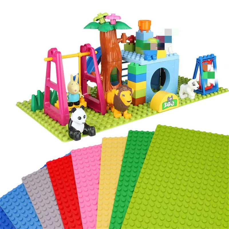 16x32 Baseplate DIY Assembled Building Blocks Baseplate 16*32 Classic Building Blocks Base Board Single Double-sided Base Plate