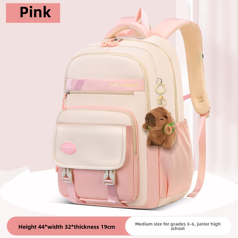 Crianças mochila escolar com pingente dos desenhos animados para crianças adolescente kawaii mochila meninas crianças ortopedia mochilas à prova dwaterproof água sac