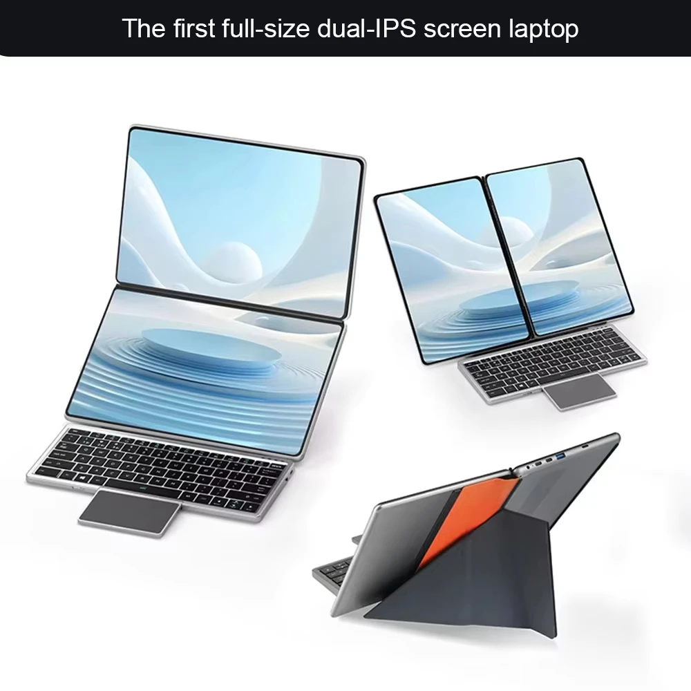 Laptop GLF-S2 z dwoma ekranami 10.9+10.95 cala, Intel i3 1215U N100, dotykowy ekran, WIFI 6, 180 stopni. °   Przerobiony tablet z systemem Win11
