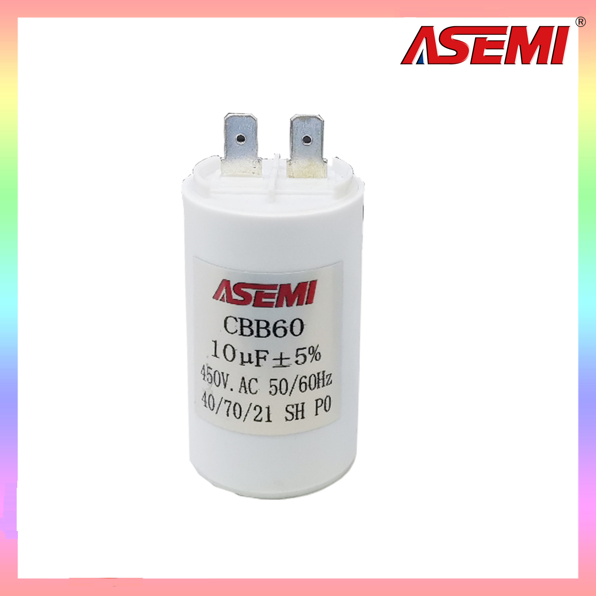CBB60 450V Motor de lavado condensador de arranque bomba de agua 3,5 4 5 6 8 9 10 12 14 15 16 18 20 25 30 UF herramientas de reparación
