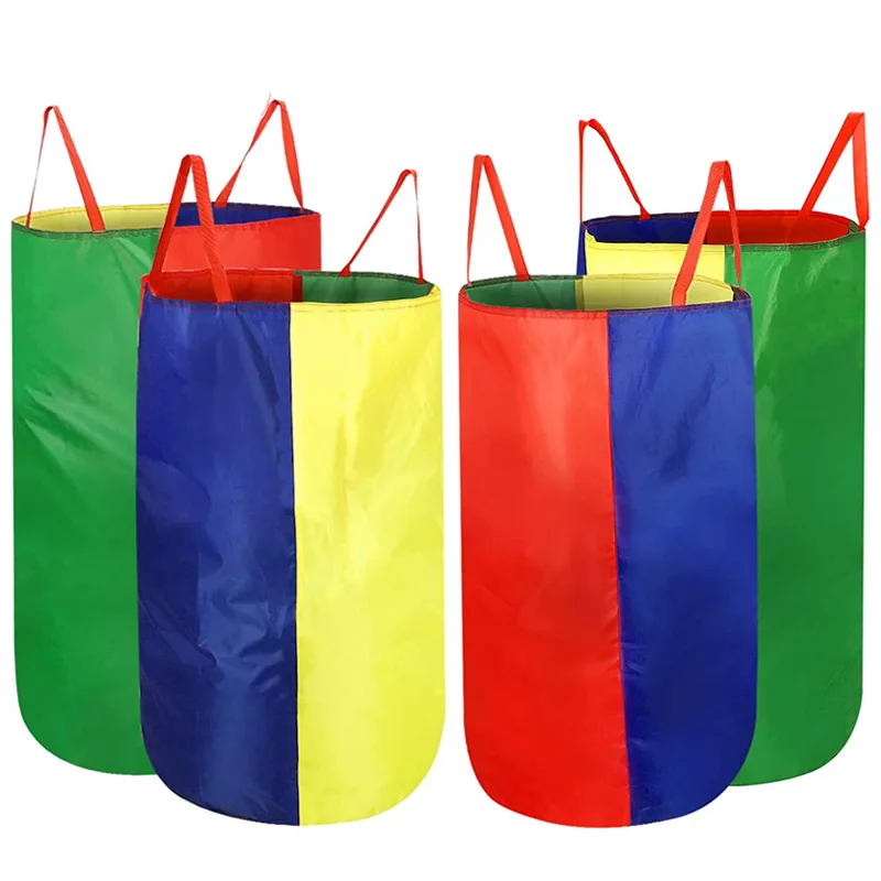 Bolsa de salto de carreras, juegos al aire libre para niños, juguete deportivo divertido para patio, juego de fiesta de cumpleaños familiar para barbacoa, juego de fiesta de día en el campo