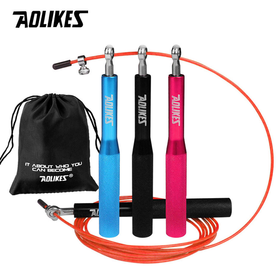 AOLIKES Crossfit Springseil Professionelle Geschwindigkeit Lager Springen Fitness Workout Training Ausrüstung MMA Boxen Heimübung