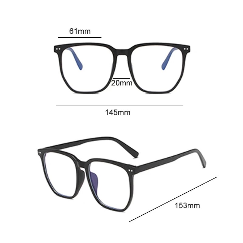 Lunettes Rondes Transparentes Anti-Lumière Bleue pour Homme et Femme, Monture pour Ordinateur, Verres Optiques