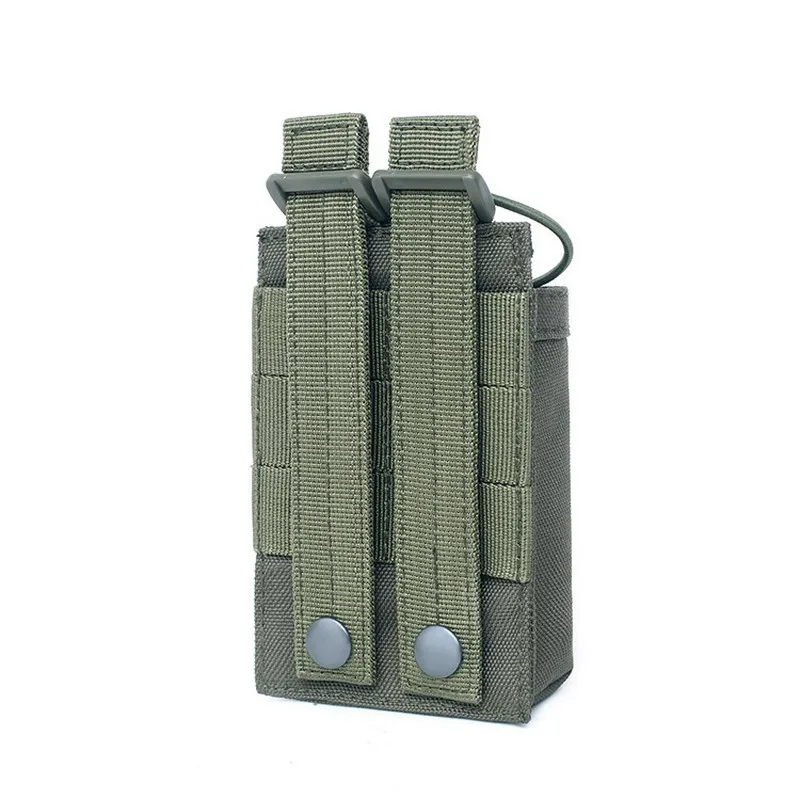 Supporto per radio tattico Custodia per radio Molle Custodia per fondina per radio resistente per walkie-talkie a due vie Attrezzatura da caccia Baofeng