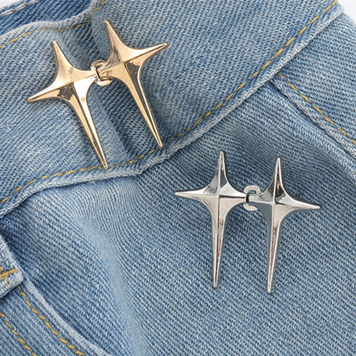 1PCS Adjustable Waist Button For Jeans Pants Detachable Button Perfect Fit Instant Jean Button No Sewing Required