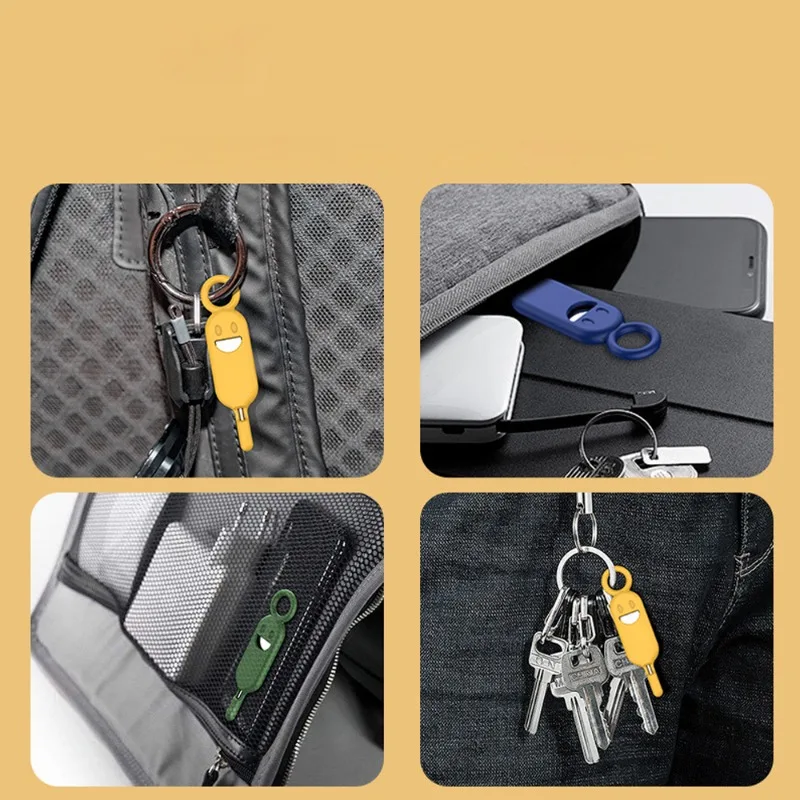 Universal Sim SD Card Tray Opening Tool with Soft Silicone Protector Cover Anti-lost Tray Ejector Pins Needle Opener Ejector