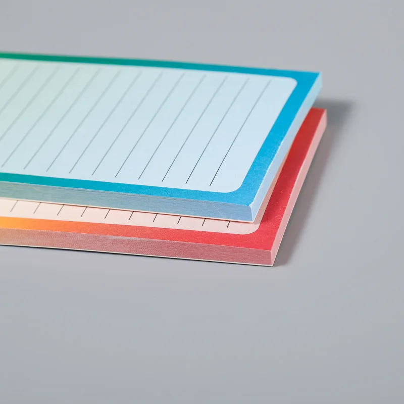100 Sheets Gradient Magnetic Fridge Notepads To-Do List  sticky notes  Memo Pad Grocery Shopping Tearable Note Pad Reminders