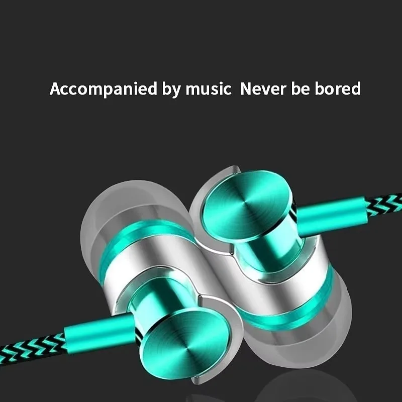 Auriculares intrauditivos con cable de 3,5mm, cancelación de ruido, diseño ergonómico, estéreo HiFi, auriculares de música deportiva para teléfono móvil