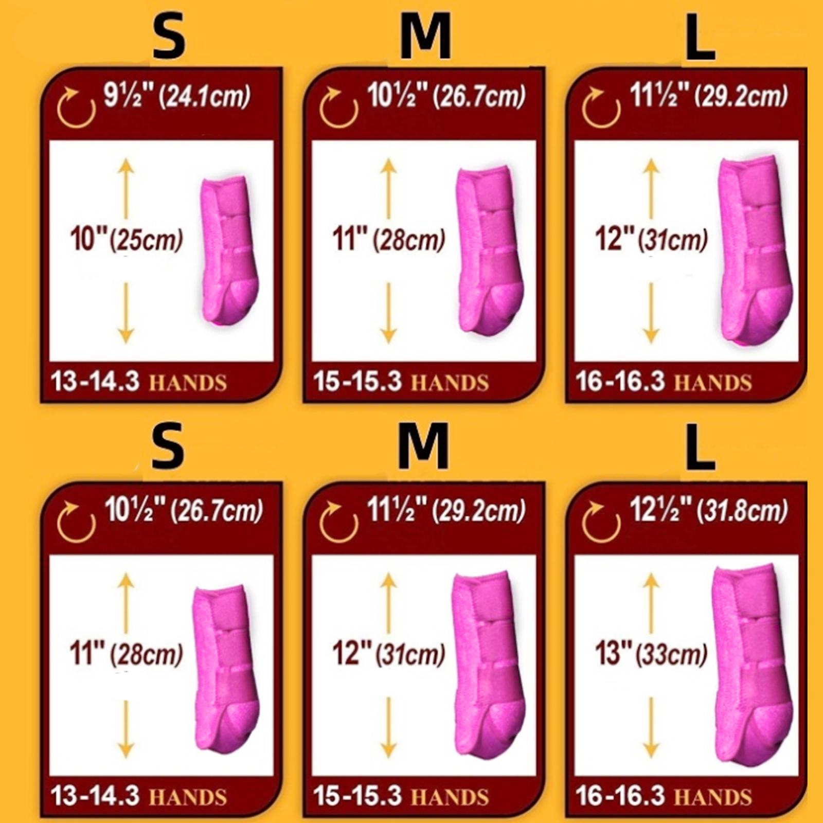 4개 말 부츠 다리 보호대 보호대 승마 액세서리 다리 커버 다리 랩 세트