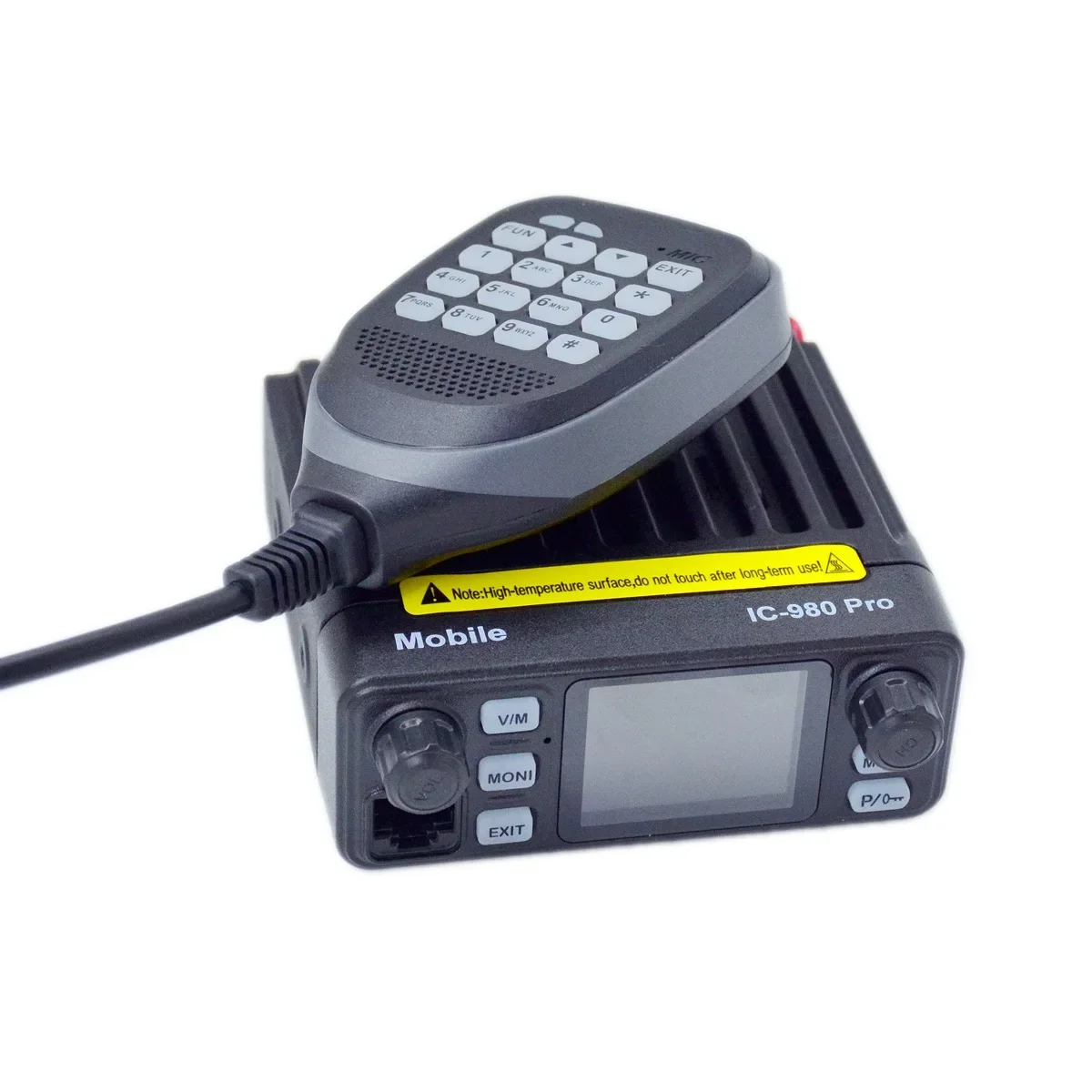 980Pro Mobilfunkgerät VHF UHF Dual Band 200CH 25W Dunkler Hintergrund AI Rauschunterdrückung Scrambler Drahtlose Funkgeräte