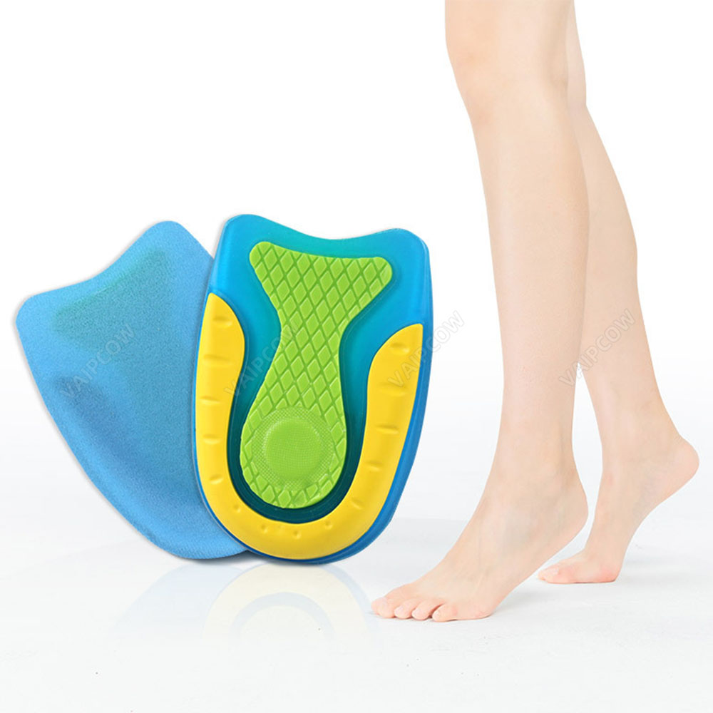 Gel Silicone Gót Lót Giảm Đau Chân Hình Chữ U Đệm Gót Miếng Lót Cho Giày Cao Gót Thúc Đẩy Tấm Bảo Vệ Plantar Fasciitis đế Trong