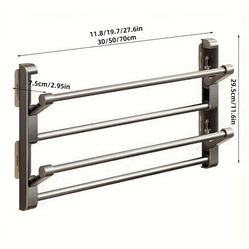 Sapateira de parede não perfurada, feita de material metálico, adequada para armazenamento de sapatos domésticos