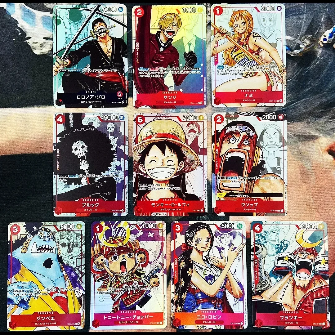 Bandai Original One Piece การ์ดญี่ปุ่น OP06 Zoro & Sanji Trading Booster Box OP05 Luffy การ์ดหายาก OP01-04 การ์ดสะสมของขวัญ