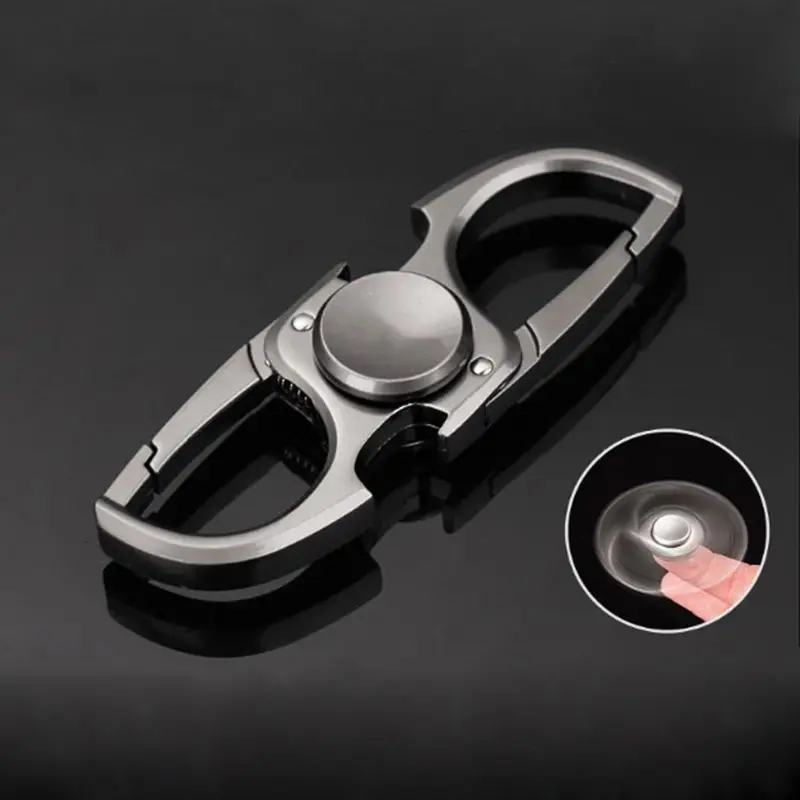 Finger Spinner Fidget Hand Spinner Anti-Angst Spielzeug lindert Stress Finger Spinner Ketchain Flaschenöffner EDC Erwachsene Kinder Geschenk