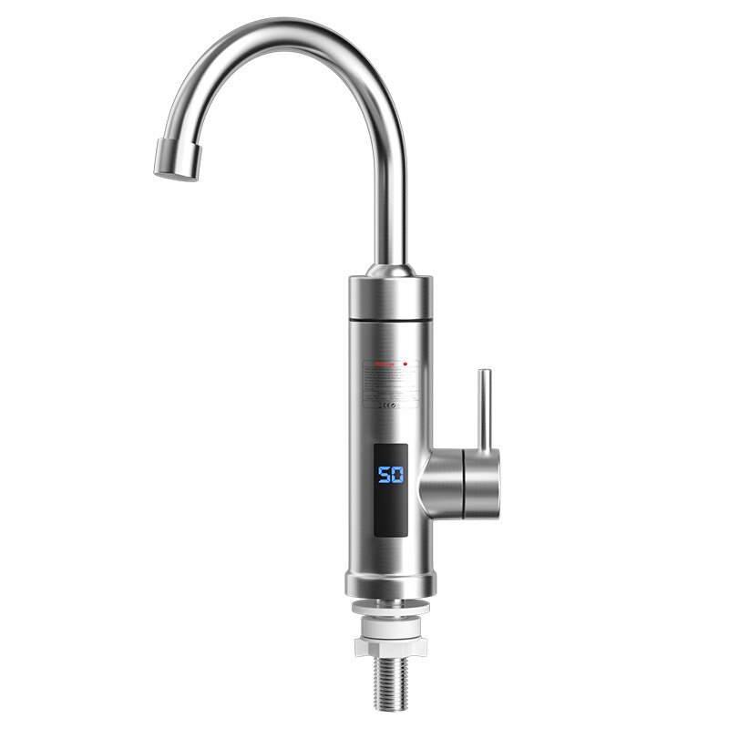 Instant Water Heater Faucet Tankless Heaters Kitchen Hot Water Tap Bathroom Heating Electric 220v Stainless Steel Shell