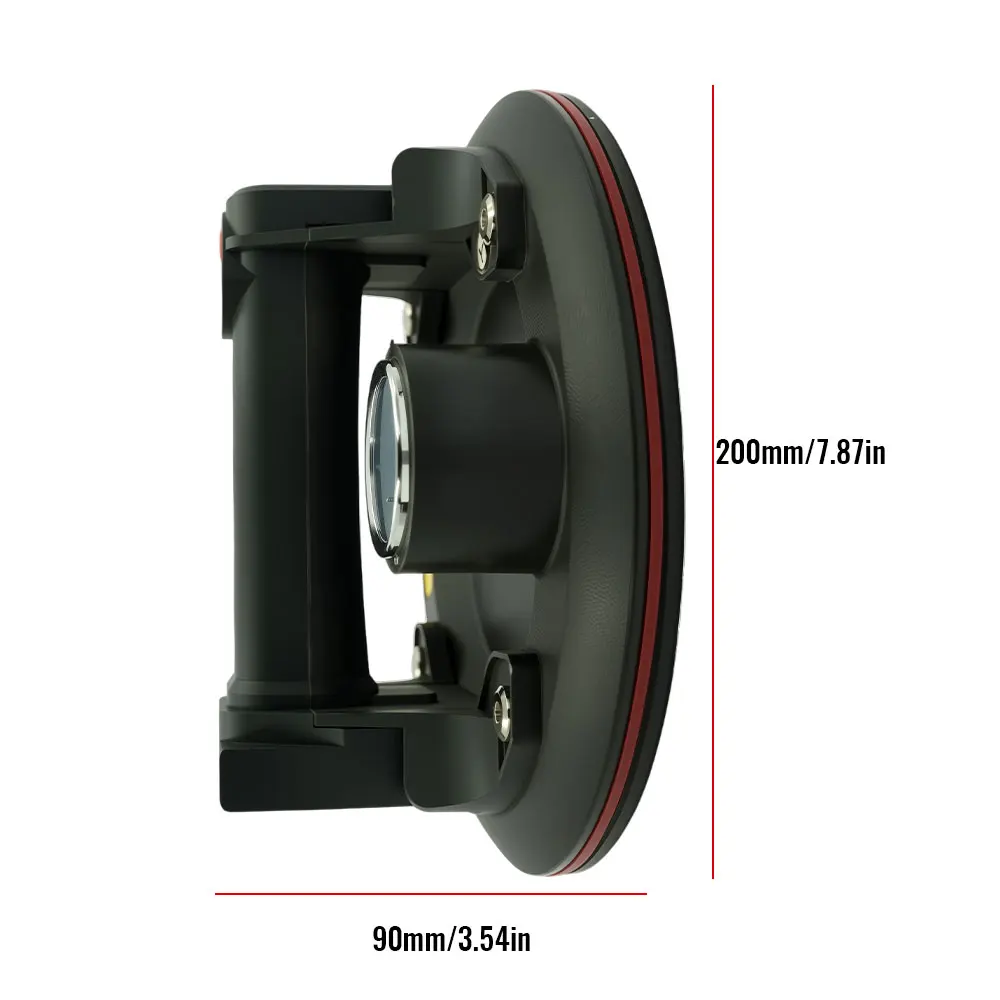 250KG electric suction cup. 8-inch base, LED display screen. Used for lifting large glass granite tiles with metal.EU Plug