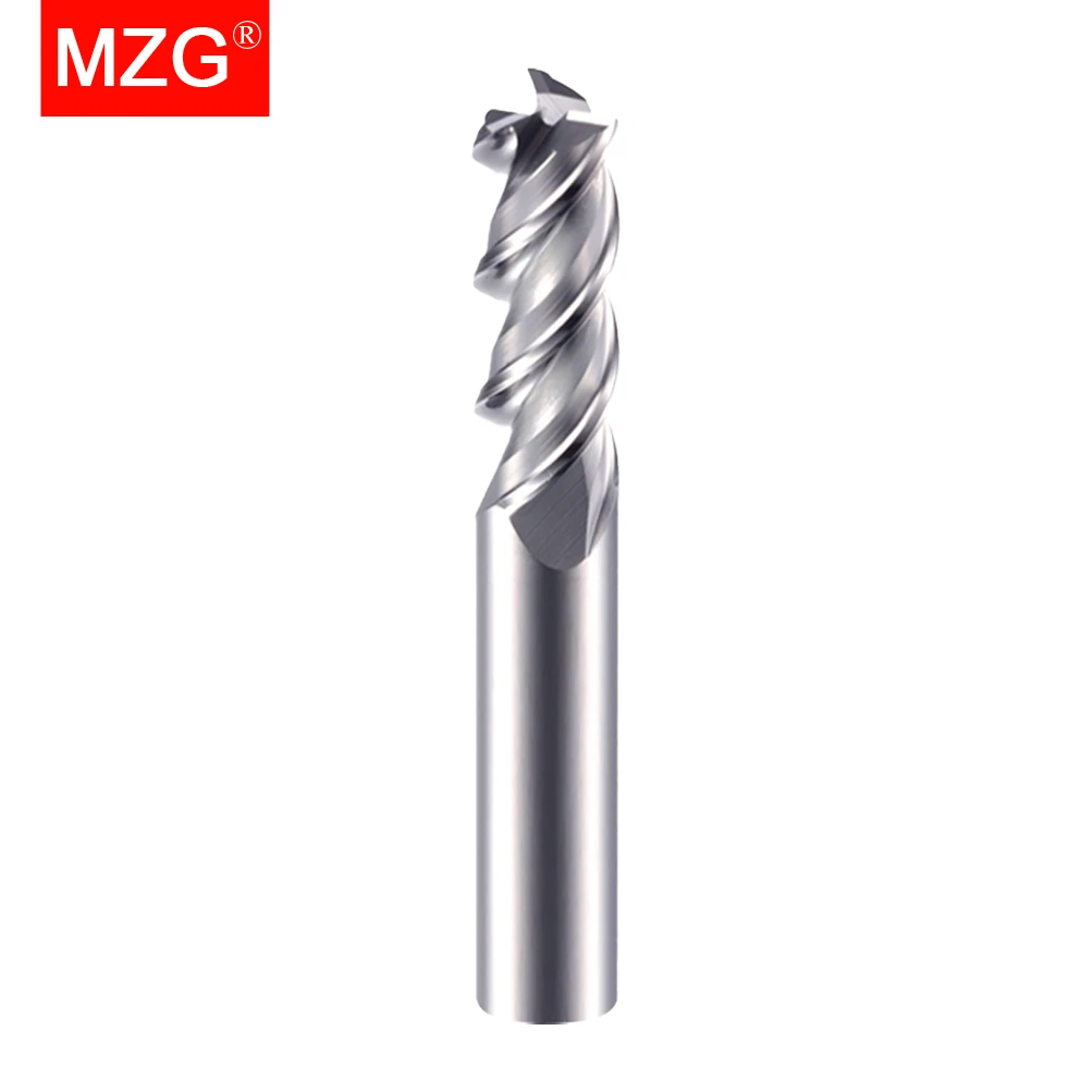 MZG 2 3 ขลุ่ย HRC55 Non-Ferrous อลูมิเนียมทองแดงเครื่องตัดไม้โลหะผสมคาร์ไบด์เครื่องมือเหล็กทังสเตนเครื่องกลึง CNC End Mill