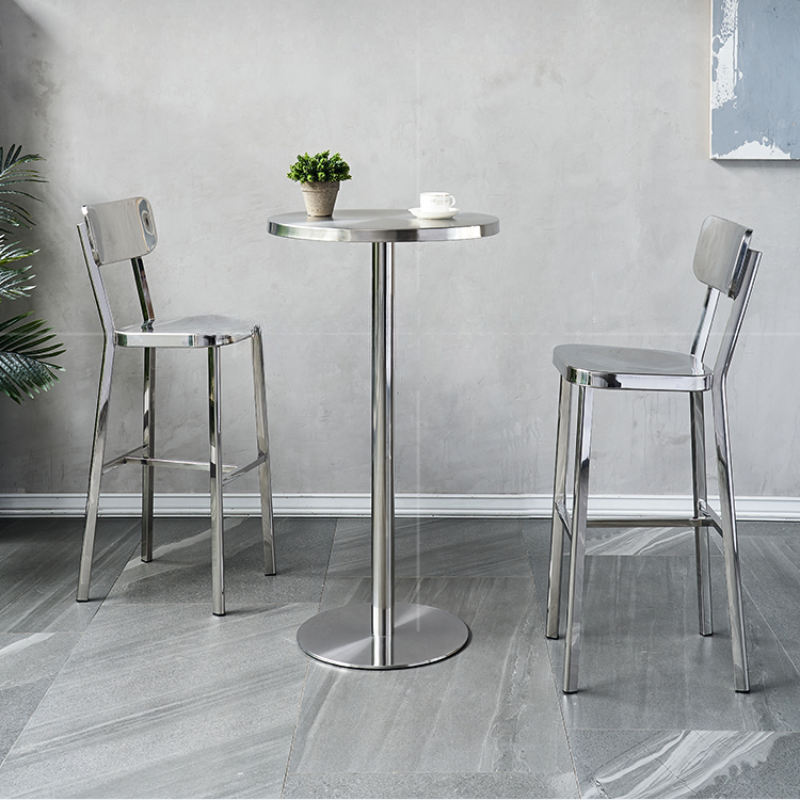 Island Dining Table Chair Lightweight Bar Accessories Chairs Kitchen Barbershop Backrest Banks Stool High Folding Mini Nordic