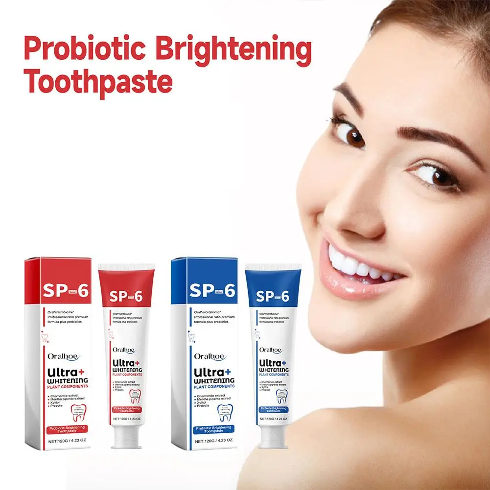 Hydroxyapatite Probiotic Whitening Toothpaste Enamel Repair Breath Freshening Teeth Whitener Toothpaste