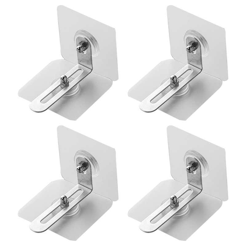 4Pcs เฟอร์นิเจอร์ Anchors สายรัดเฟอร์นิเจอร์ Anti-Tip Anti-Fall หัวเข็มขัดตู้ Anchors เฟอร์นิเจอร์ Wall Anchors J16 22