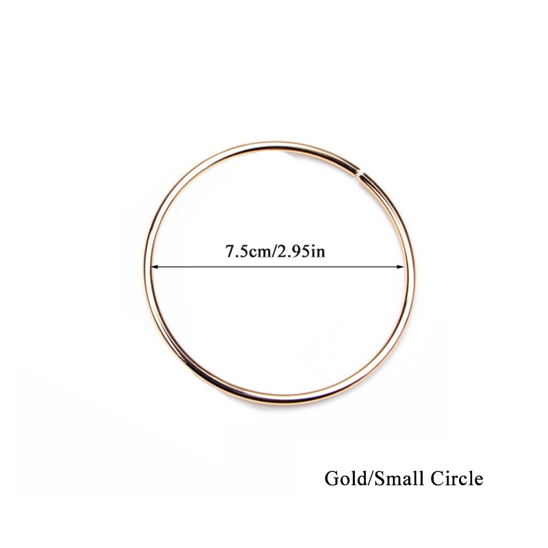 2 шт./набор, металлические круглые ручки для сумок, 7,5/10 см