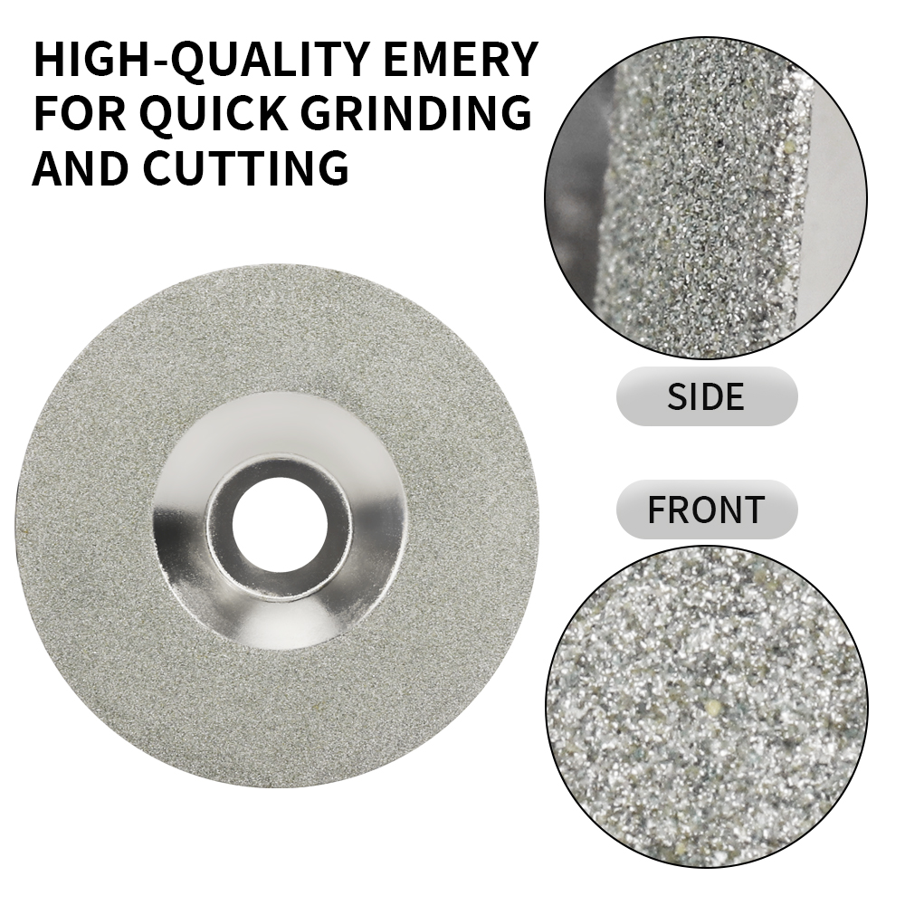 Disco de corte de diamante galvanizado de 5 ", 125mm, muela con forma de cuenco, hojas de sierra para herramienta de amoladora angular de alta calidad, 1 ud.