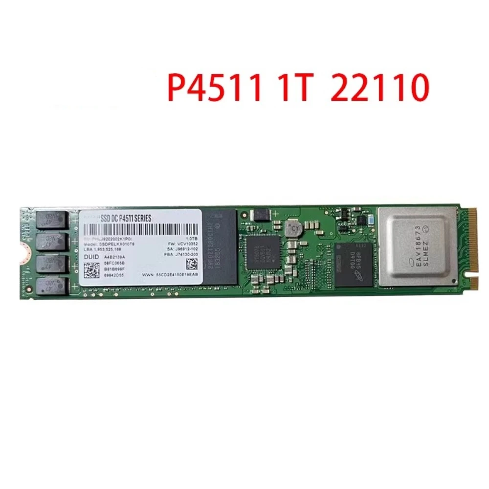 สําหรับ Intel 1tb 2tbOriginal DC P4511 2T 1T M.2 22110 Enterprise SSD Nvme PCL-E3.1X4 Solid State Drive
