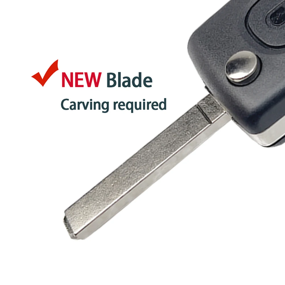 ASK FSK For Citroen C2 C3 C4 C5 C6 Xsara Berlingo For Peugeot 207 307 308 407 607 807 HU83 VA2 CE0536 CE0523 Flip Remote Car Key