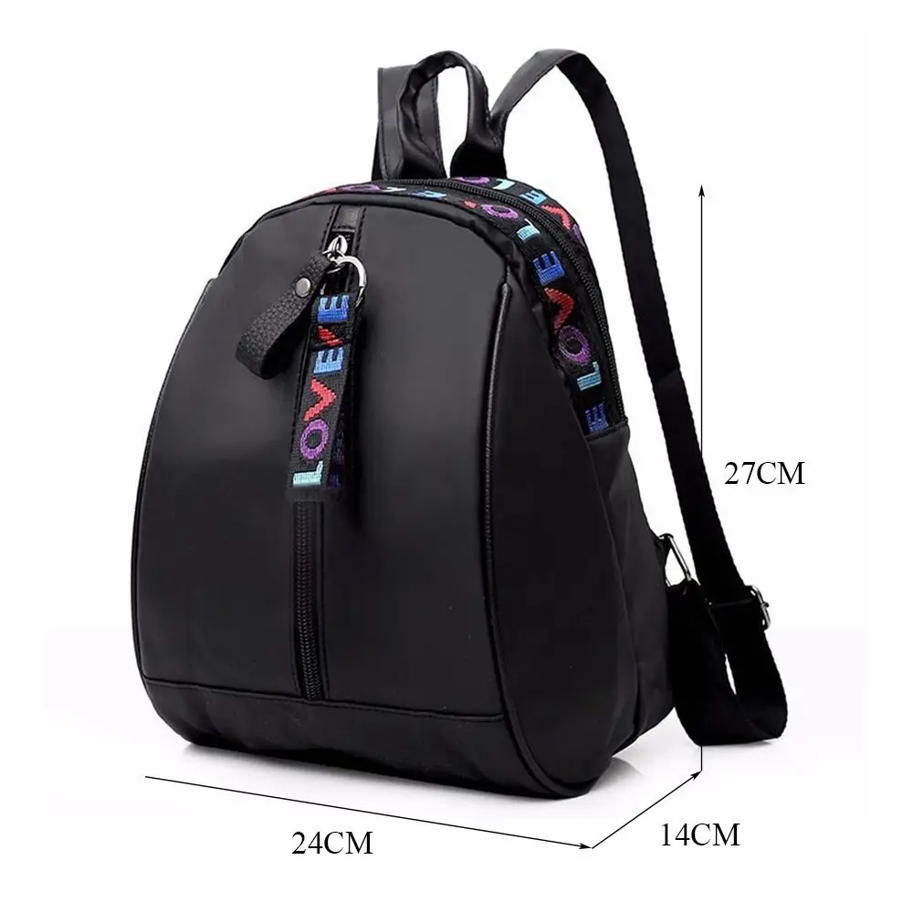 ผู้หญิงกระเป๋าเป้สะพายหลังมินิ Oxford กระเป๋าสะพายสําหรับวัยรุ่น Multi-Function ขนาดเล็ก Bagpack หญิงกระเป๋าโทรศัพท์