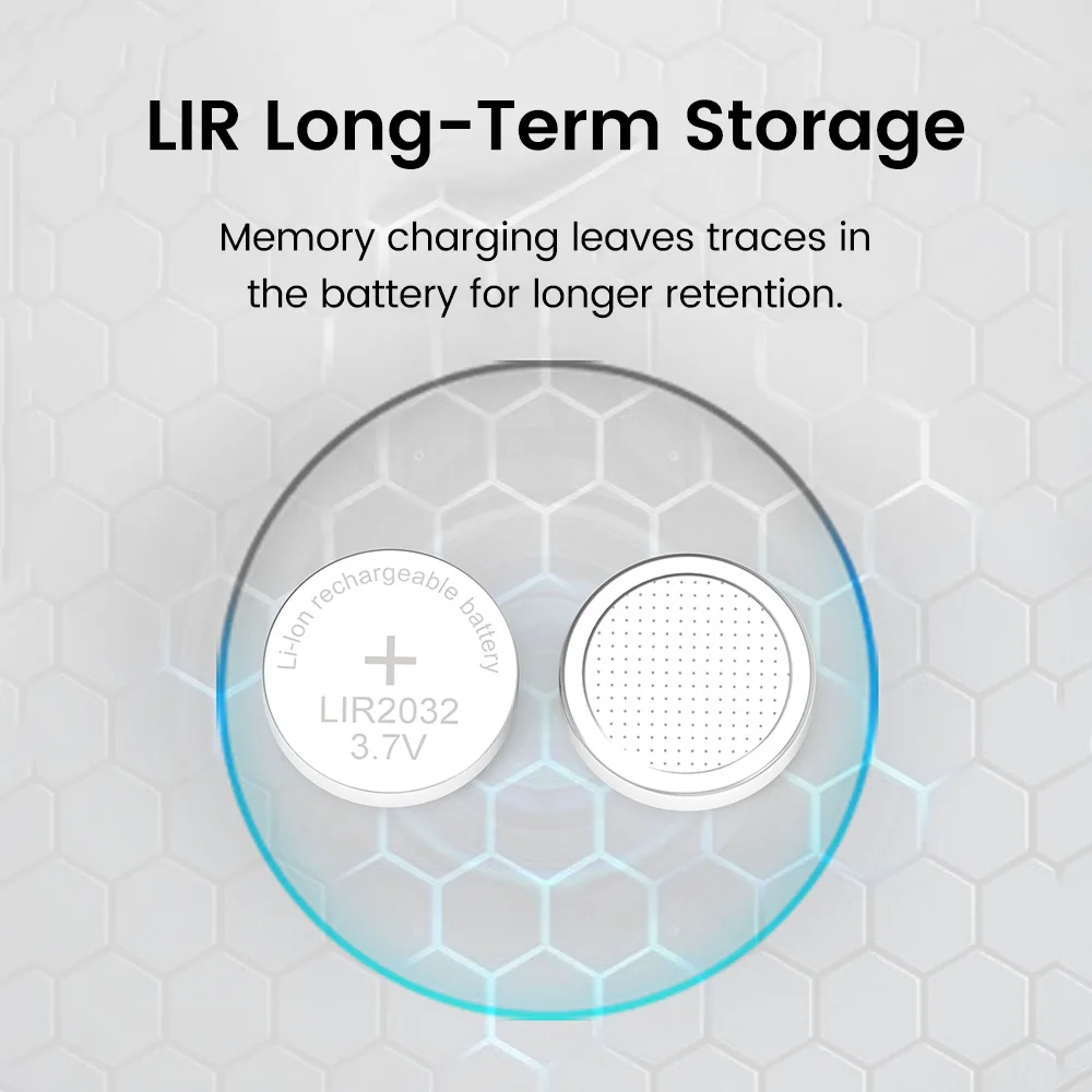 Li-lon Rechargeable Battery Charger For LIR1025/1220/1254/1620/1632/2016/2025/2032/2430/2450 Coin Lithium Batteries TypeC Charge