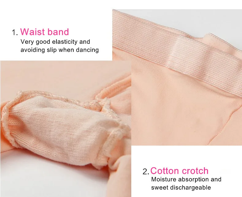 Großhandel zum Verkauf Erwachsene Damen Rosa Tanzbekleidung Weiche Mikrofaser mit Löchern Cabrio Dance Ballet Strumpfhosen