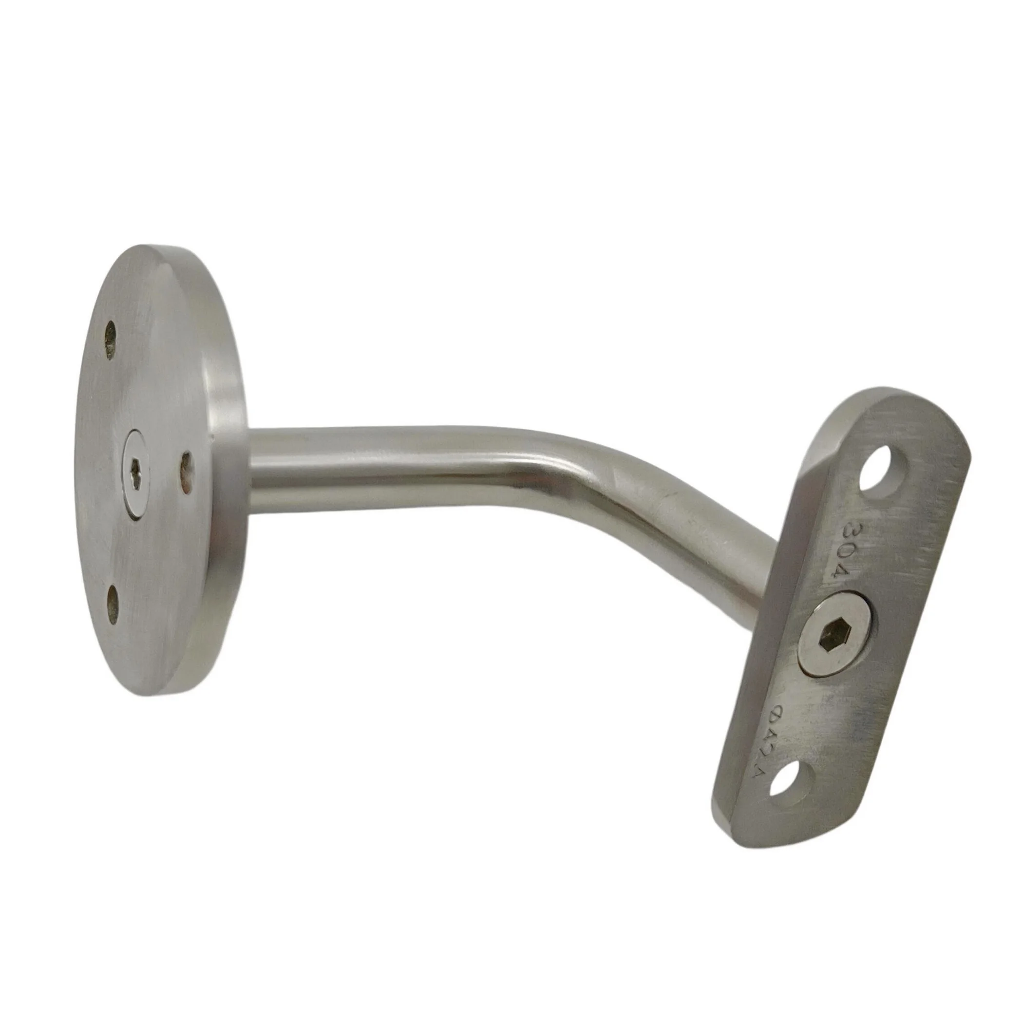 2 ชิ้น 304 สแตนเลส 42.4 มิลลิเมตร Guard Rail Bracket ติดผนัง Handrail Bracket สําหรับในร่มบันได