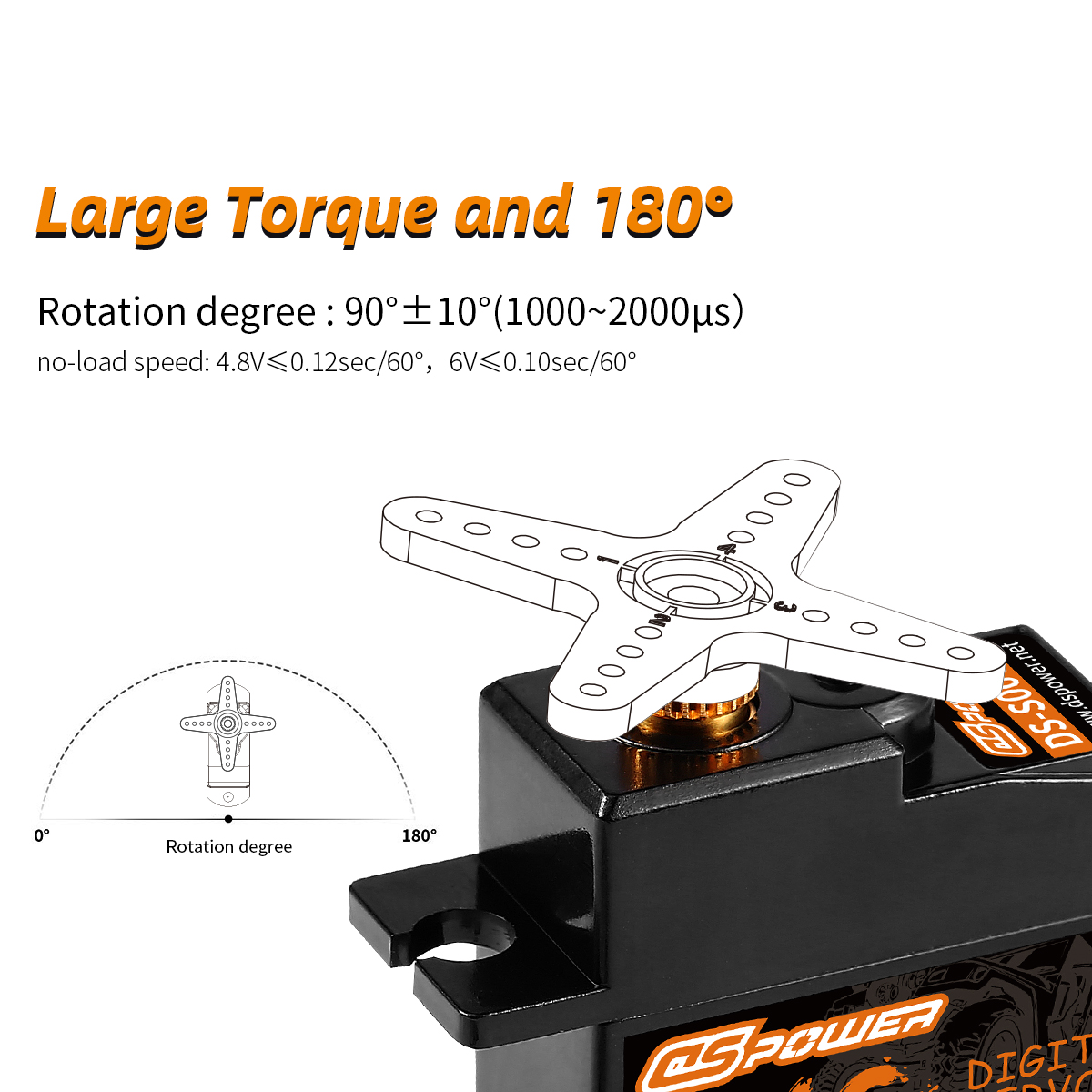 DSpower 21g Metal Gear mini servo 4,2 KG 17g Servo para 1:18 1:16 rc car slash E-Revo 144001 Robot de avión C24 D12 MN99S MN86 RC