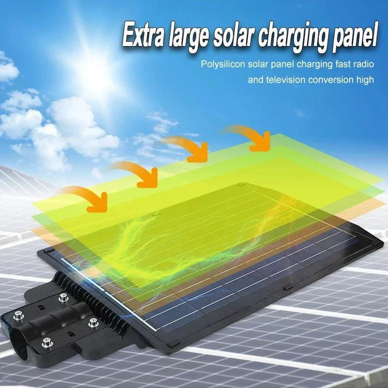 Newest Powerful Outdoor Solar Lamp of Motion Sensor Ultra Bright LED Solar Light 3 Mode Garden Sunlight Street Path Yard Lantern