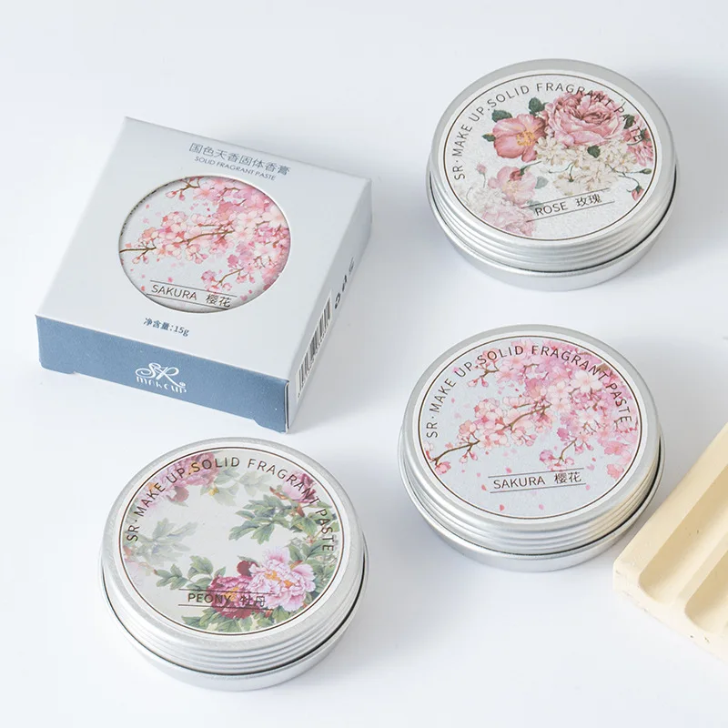 Peony Lavender Lotus Rose Delight Senses Fragrance Enthusiasts in Anywhere Women Men Delicate Solid Perfume Cherry Blossom