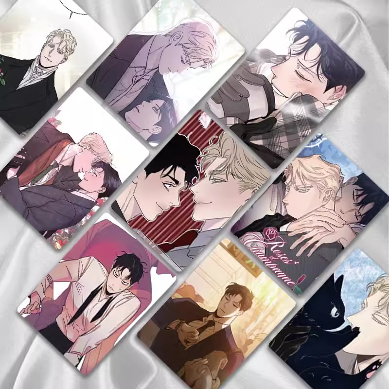 50 ชิ้น/เซ็ตเกาหลี BL มังงะเลเซอร์การ์ด Lomo Lee Won และ Caesar HD Photocard แฟนคอลเลกชันการ์ด ﻿