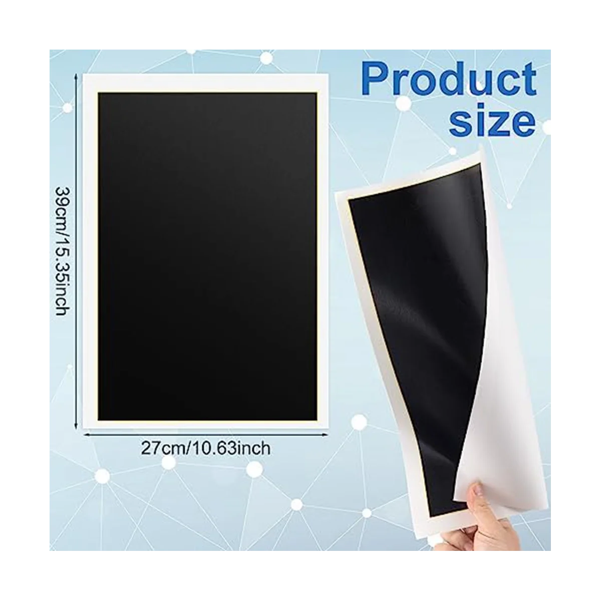 5 PCS สีดําเลเซอร์แกะสลักเครื่องหมายกระดาษ 36*24 ซม.เลเซอร์แกะสลักกระดาษสําหรับโลหะ,แก้ว,เซรามิคหิน