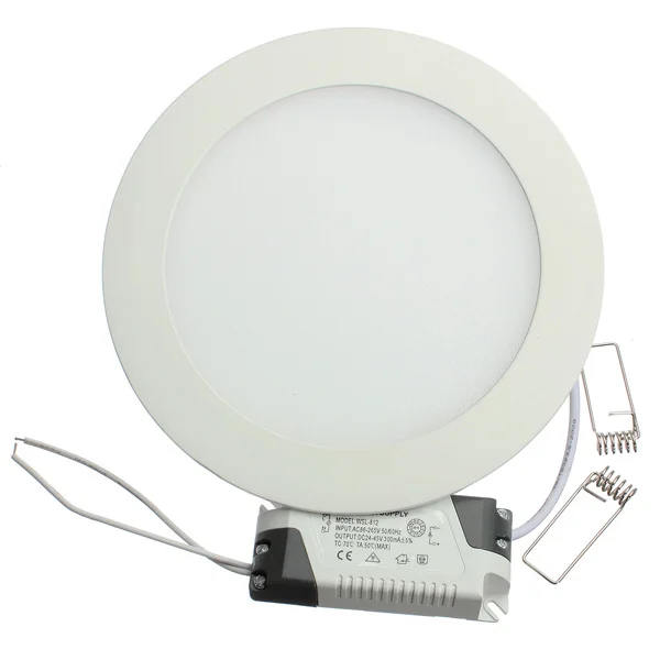 Ultra Thin LED ดาวน์ไลท์ 3 W 6 W 9 W 12 W 15 W 25 W LED รอบเพดานในตัว AC85-265V LED SMD2835
