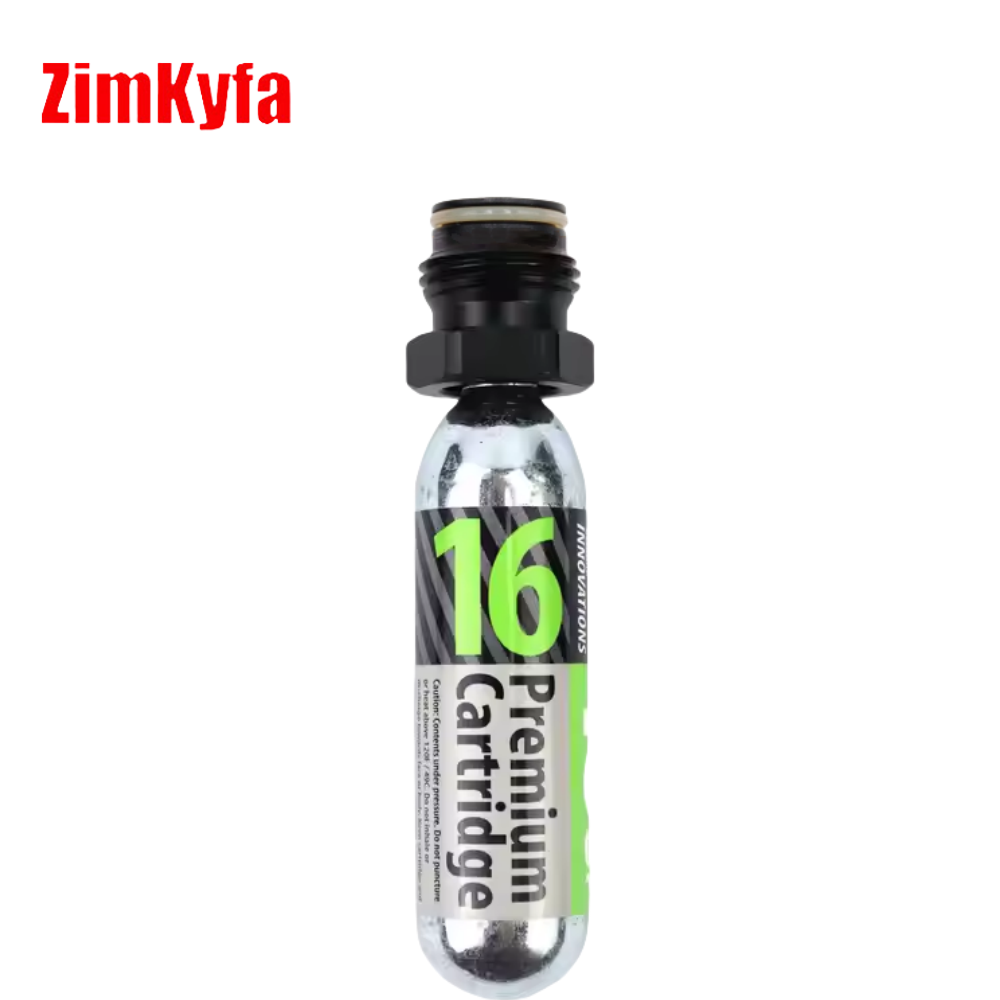 New CO2 Fitting 3/8-24UNF CO2 Cartridge (12G/16G/25G) Cylinder to Standard Tank Thread (G1/2-14) Convert Adapter
