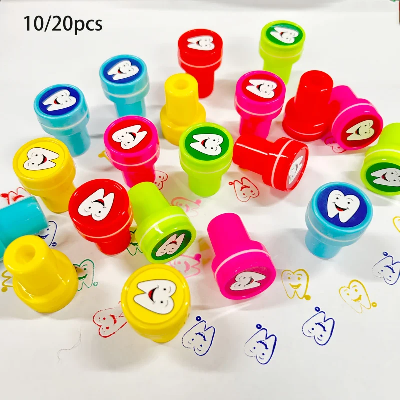 [Lustiges Zahnstempelset] 10/20-teiliges lustiges Zahnstempelset |   Kreative Anreizstempel für das Klassenzimmer, Geschenke für Lehrer, Versorgung für den Schulanfang