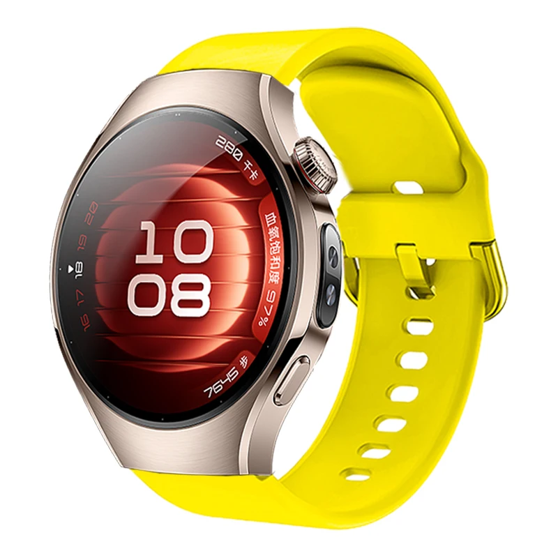 Correa de silicona de 18mm con hebilla colorida para Huawei Watch Gt4, correa de silicona con hebilla colorida de 41mm y 18mm para Huawei Gt5 41mm Watch5 42mm