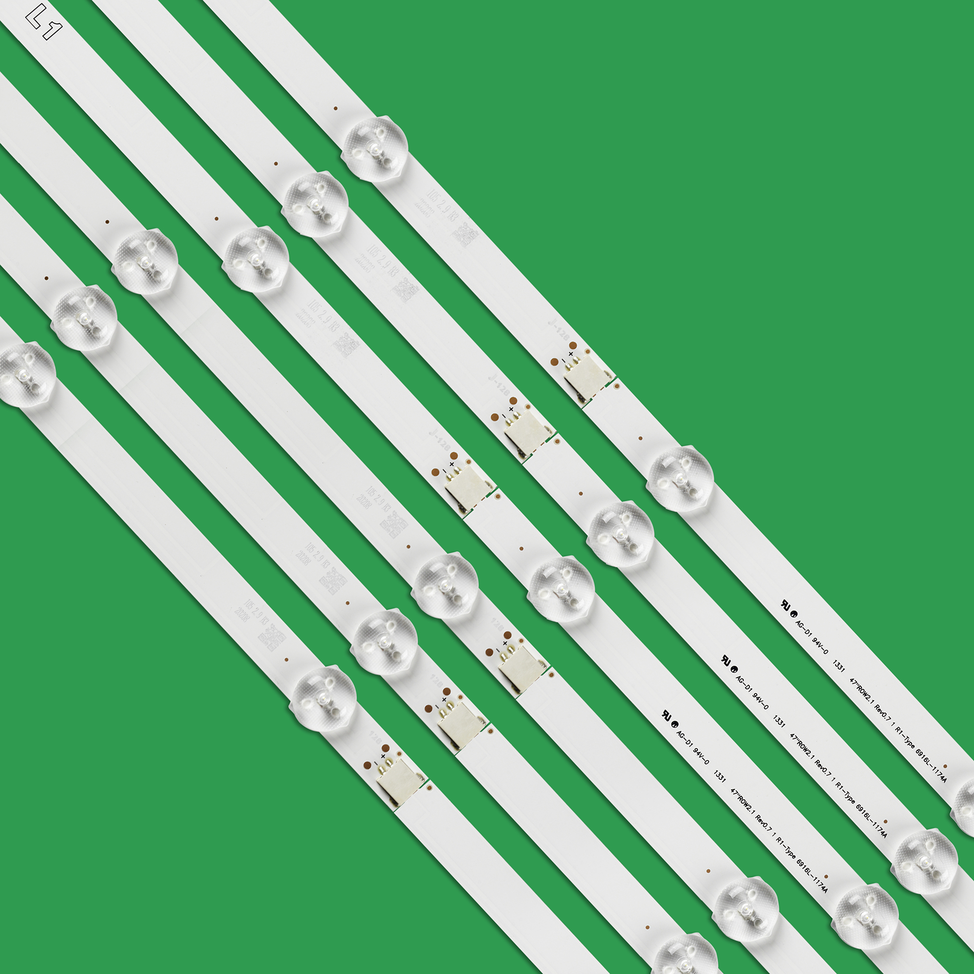 94 cm LED-Hintergrundbeleuchtungslampenstreifen 9 LEDs für 47-Zoll-LCD-Fernseher 47LA6200 47LN5400 6916l-1527a 6916l-1528A 6916l-1547A 1529A 6916L-1359A