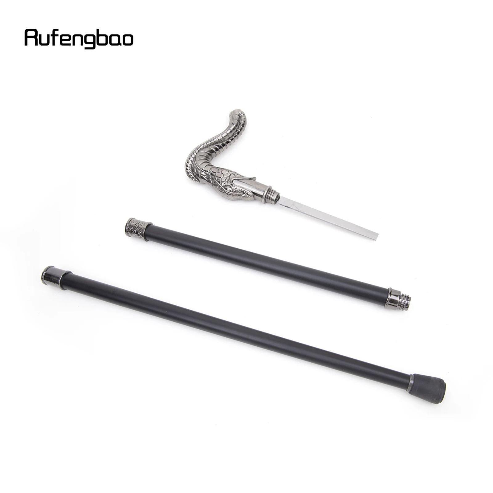 งูม้วนเดิน Stick ที่ซ่อนอยู่แผ่น Self Defense แฟชั่น Cane แผ่นฮาโลวีนคอสเพลย์ Crosier แวมไพร์ Stick 93ซม.