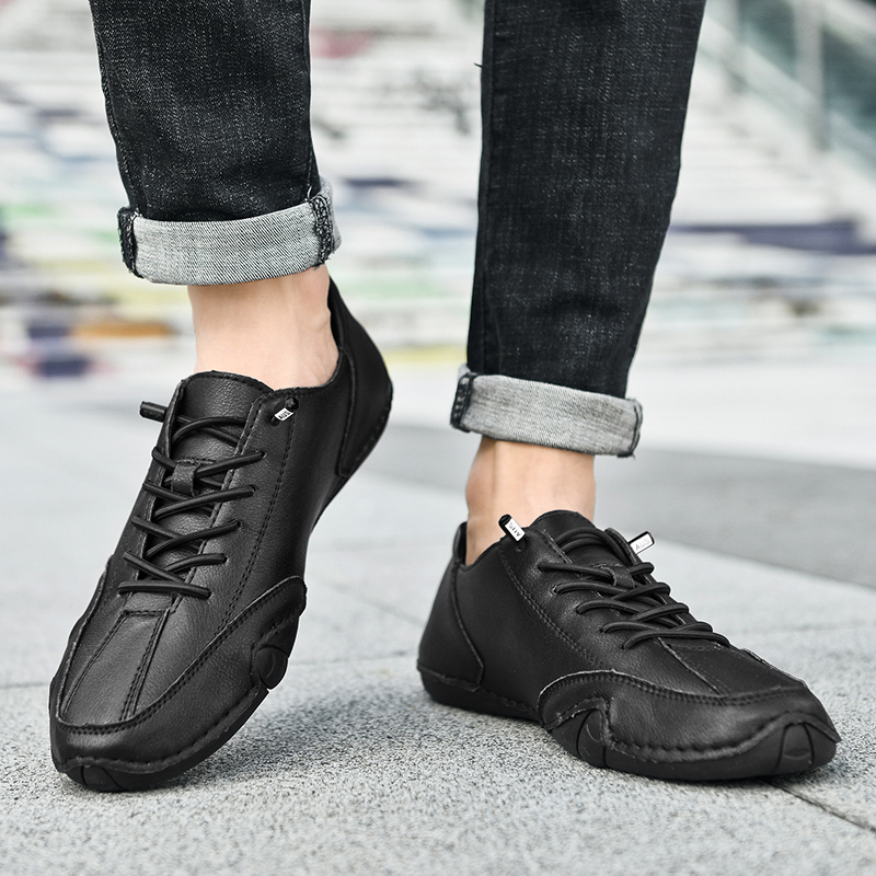 รองเท้าผู้ชาย Four Season ใหม่ PLUS ขนาดรองเท้าสบายๆแฟชั่น Low-Top Soft Sole Breathable รองเท้ากลางแจ้งผู้ชายกีฬารองเท้า
