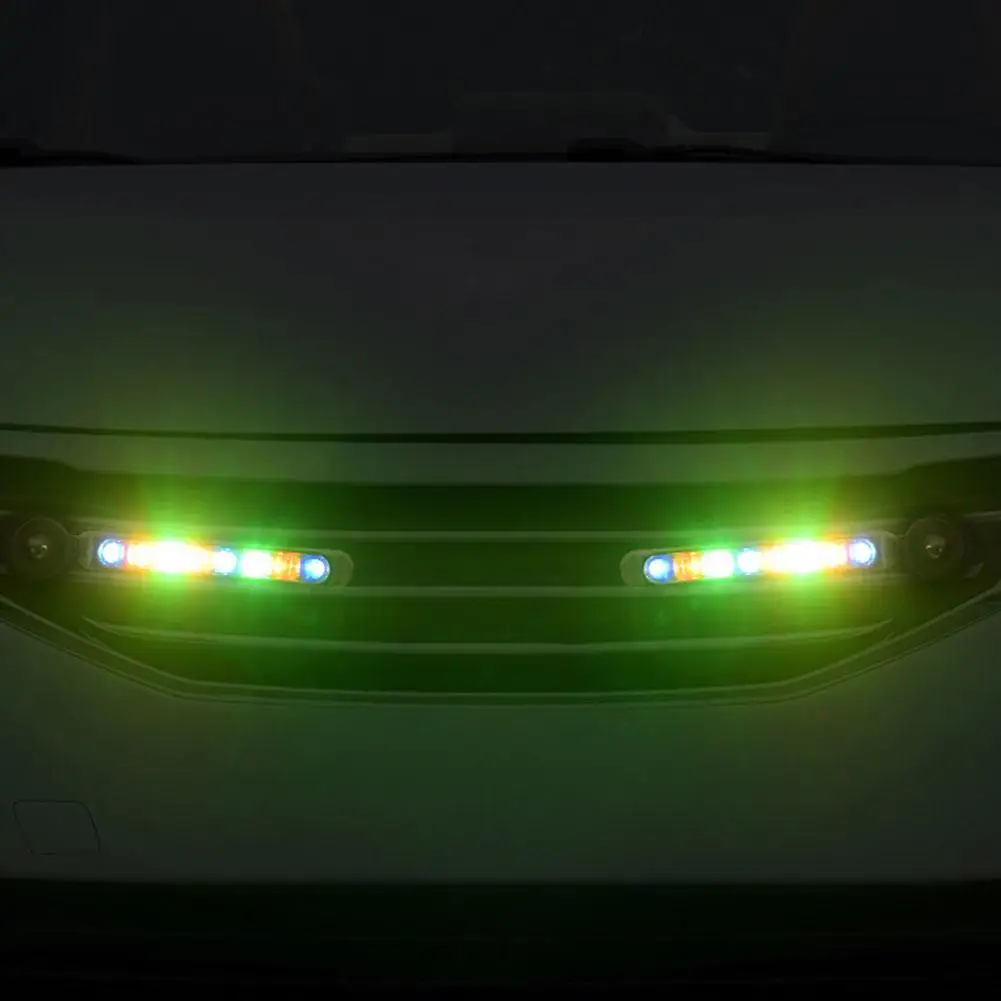 Wind Powered Car LED DayTime Running Lights Creative Auto Auxiliary Rotation Fan Lamp Automobile Day Time Headlights