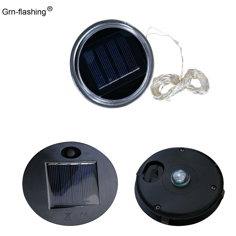 Năng Lượng Mặt Trời Đèn Trang Trí Nắp Ngoài Trời Chống Thấm Nước Nhẹ Điều Khiển Năng Lượng Mặt Trời Kính Trang Trí Cổ Tích Ánh Sáng Phụ Kiện Đèn Năng Lượng Mặt Trời Đính Hạt