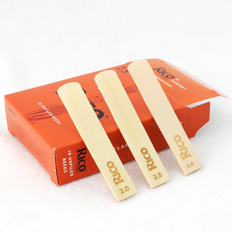 Mỹ Chính Hãng D'Addario RICO Hộp Cam Lau Sậy Eb Alto Bb Soprano Giọng Tenor Barione Saxphone Bass Clarinet Cổ Điển