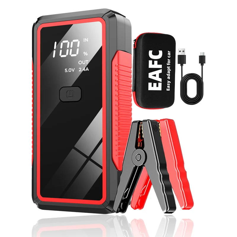 Auto Starthilfe 600A-2000A Power Bank Tragbares Auto Batterie Ladegerät für 12V Auto Start Gerät Benzin Diesel Notfall Booster