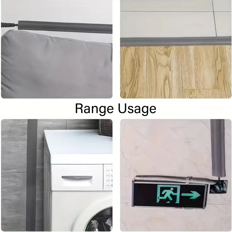 Protector de Cable autoadhesivo, tira de protección de Cable de PVC, cubierta de protección de Cable aislante, resistente al desgaste, previene organizadores de viaje